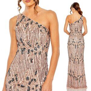 MAC DUGGAL | ONE SHOULDER EMBELLISHED GOWN #5976